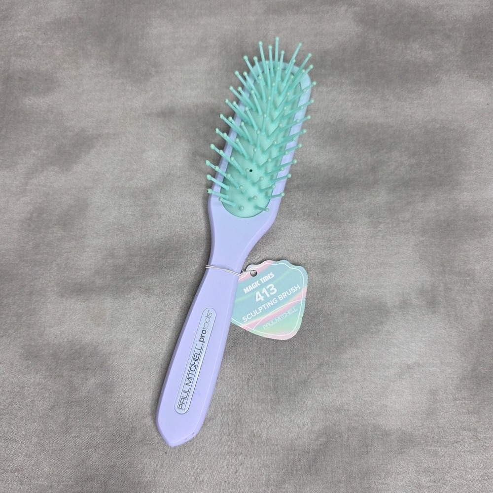 Paul Mitchell Pro Tools Magic Tides # 413 Sculpting Brush Pastel Purple Aqua